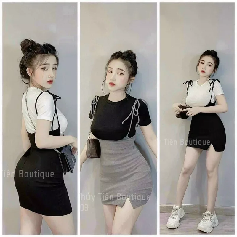 SET BỘ HAI MÓN PHỐI MÀU CỘT DÂY SIÊU HOT SET09