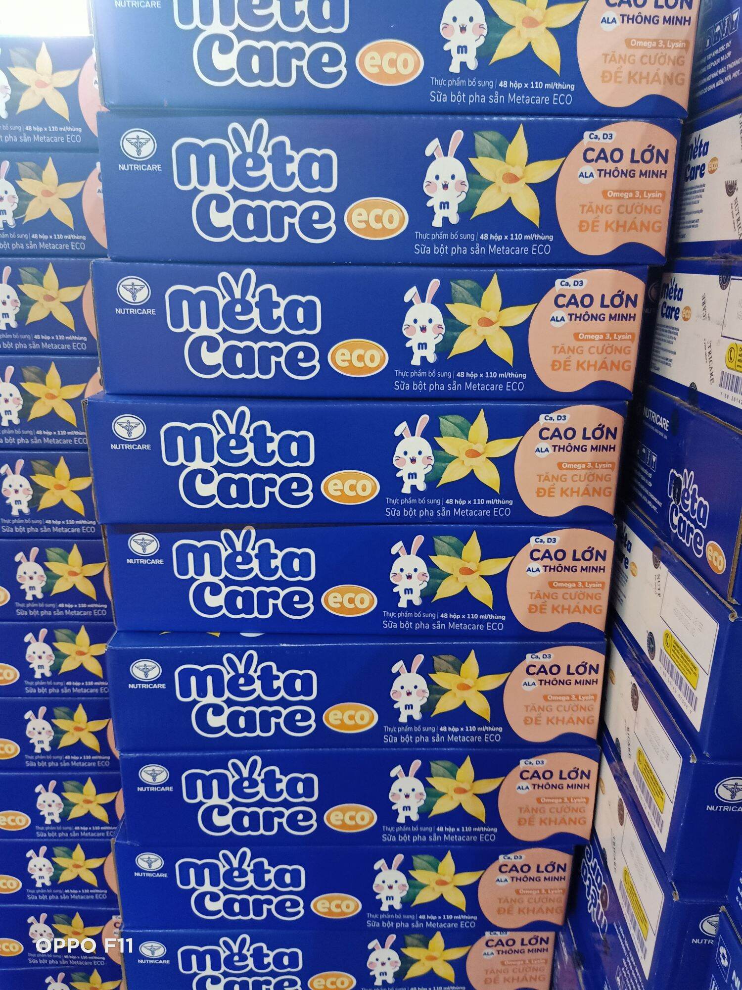 Sữa pha sẵn metacare eco 110ml *48 hộp date mới nhất