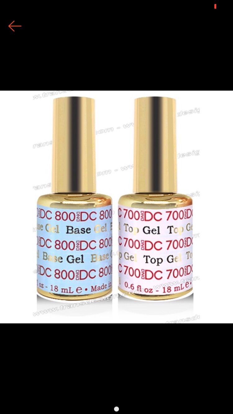 Cập Base và Top Gel DC Liên kết sơn gel hàng nhập của Mỹ