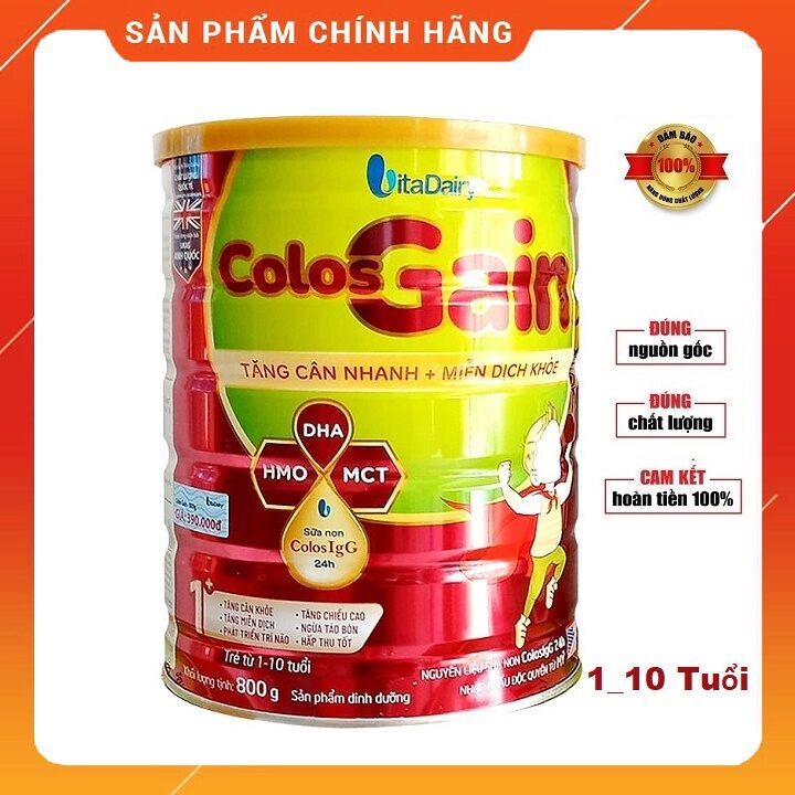 Sữa Colosgain 800gr Tăng Cân Nhanh-Miễn Dịch Khoẻ