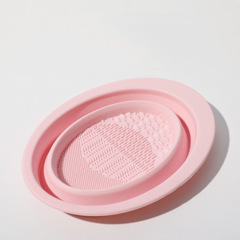 Chén silicon vệ sinh cọ trang điểm