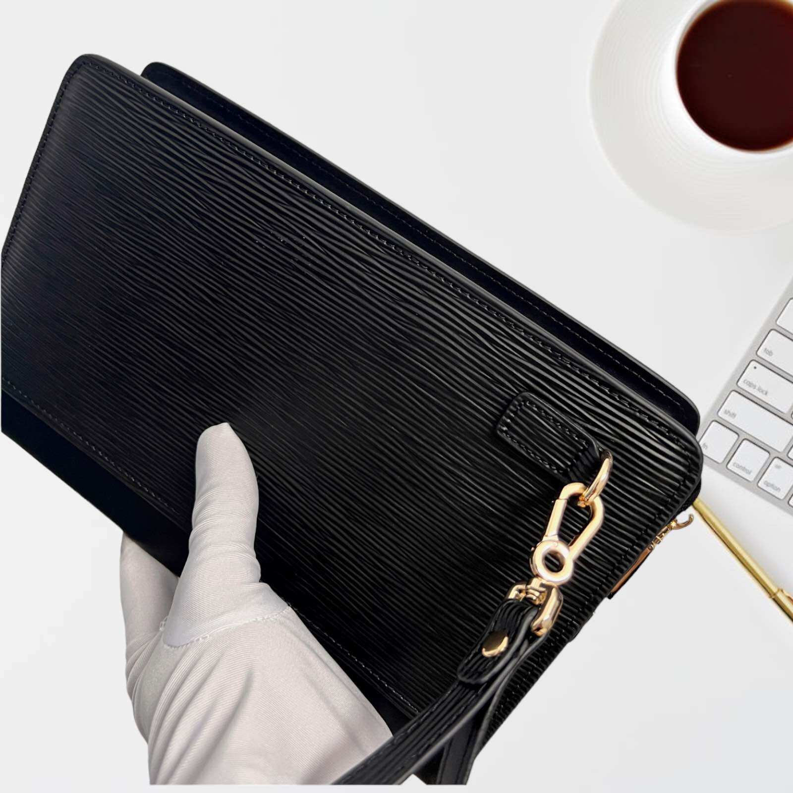 Ví Clutch Cầm Tay Da Thật B050.