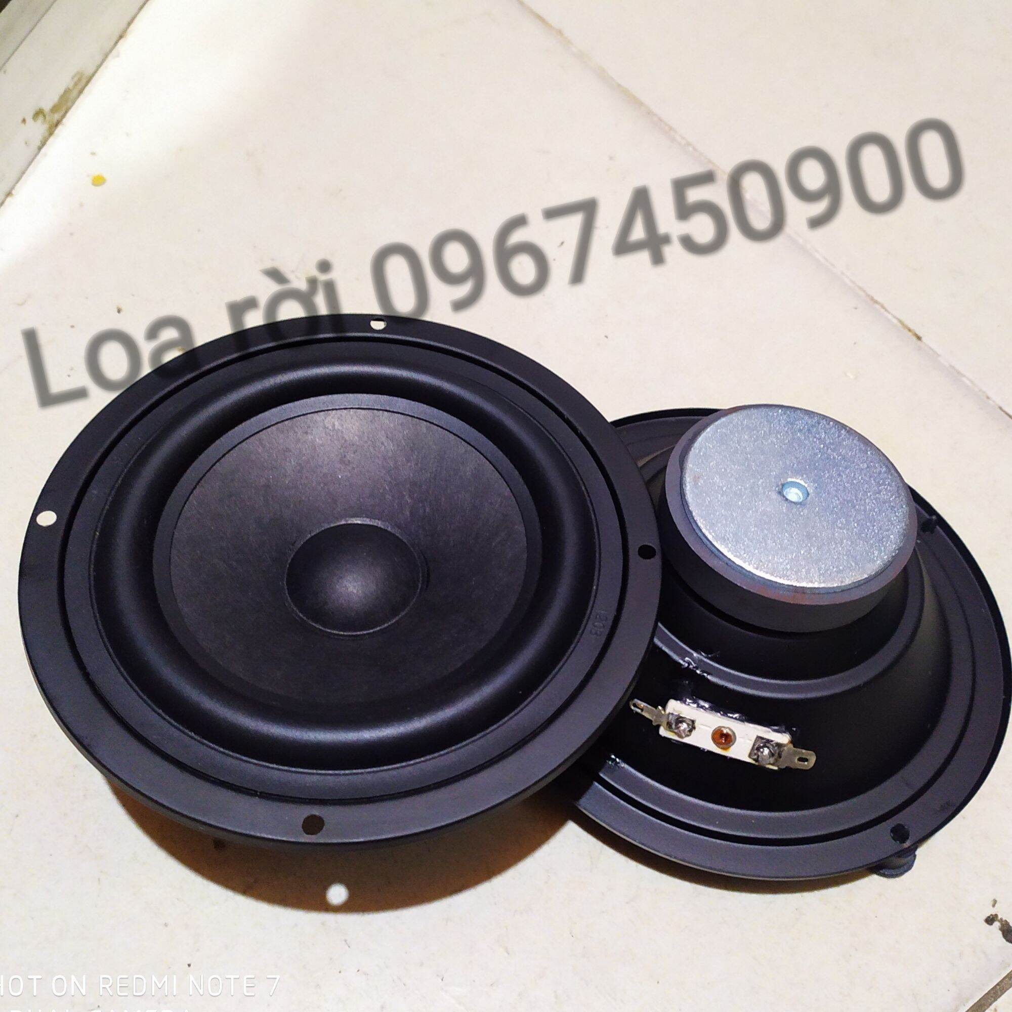 Loa trung kín 12 cm phủ bì 14.5cm từ đơn 60mm : 2 loa - B12