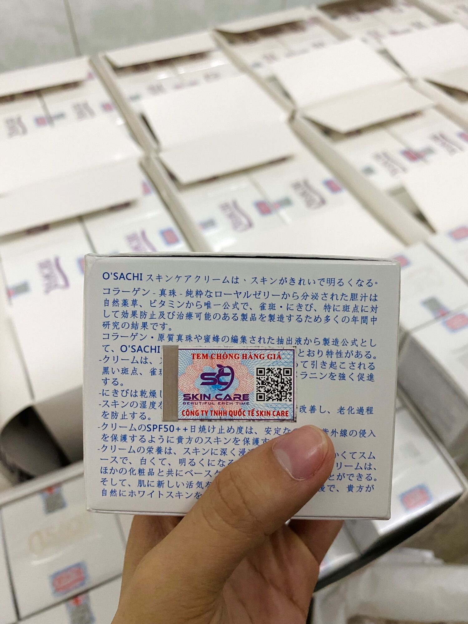 Kem Dưỡng Trắng Da Osachi Ngọc Trai (tặng kèm hũ 5g)