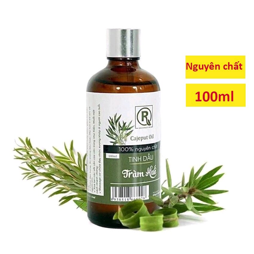 Tinh dầu tràm Huế nguyên chất lọ 100ml chống cảm, thơm phòng