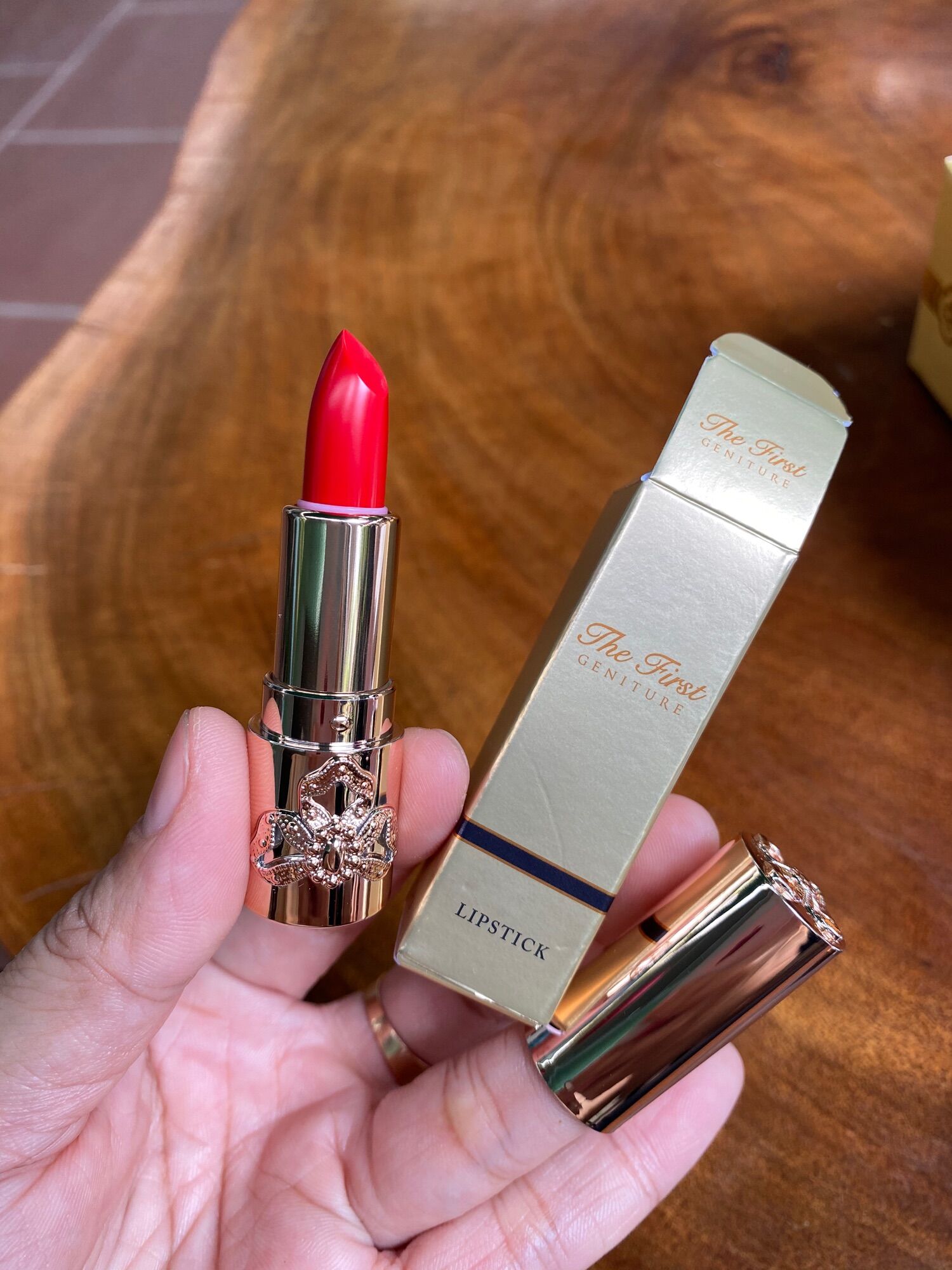Ohui the First Pure Red Matte Lipstick Mini 1.3 Grams Date 2028