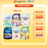 Nước Xả Vải Đậm Đặc DOWNY Hoa Đêm/ Bờ Biển Tươi Mát/ Giấc Ngủ Thư Thái/ Tinh Khôi/ Đam Mê/ Nắng Mai/ Bung Tỏa Hạnh Phúc/ Cotton Thuần Khiết Túi 1L