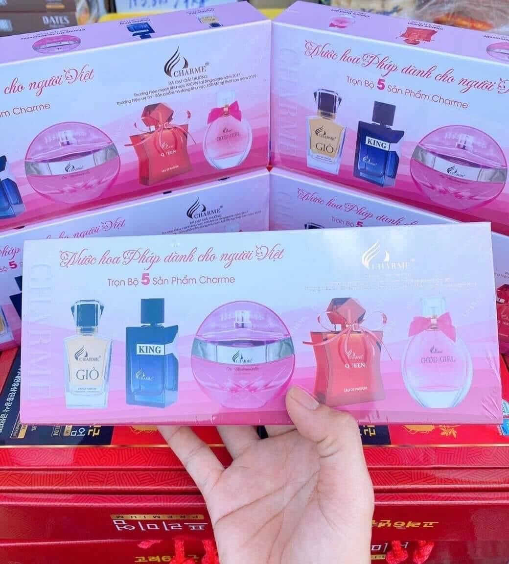 Set nước hoa 5 mùi mini cha rme