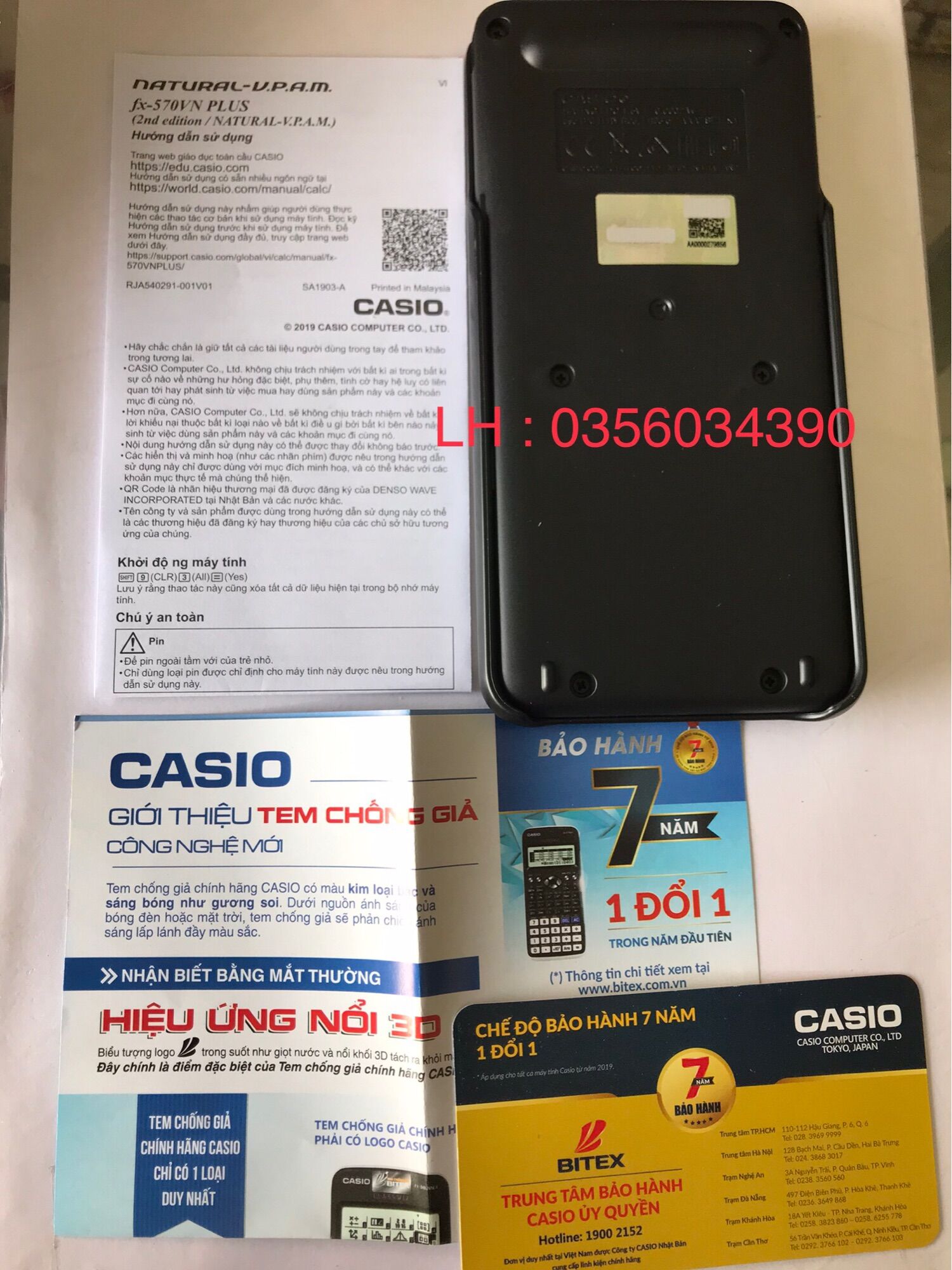 Máy tính casio FX-570 VN plus