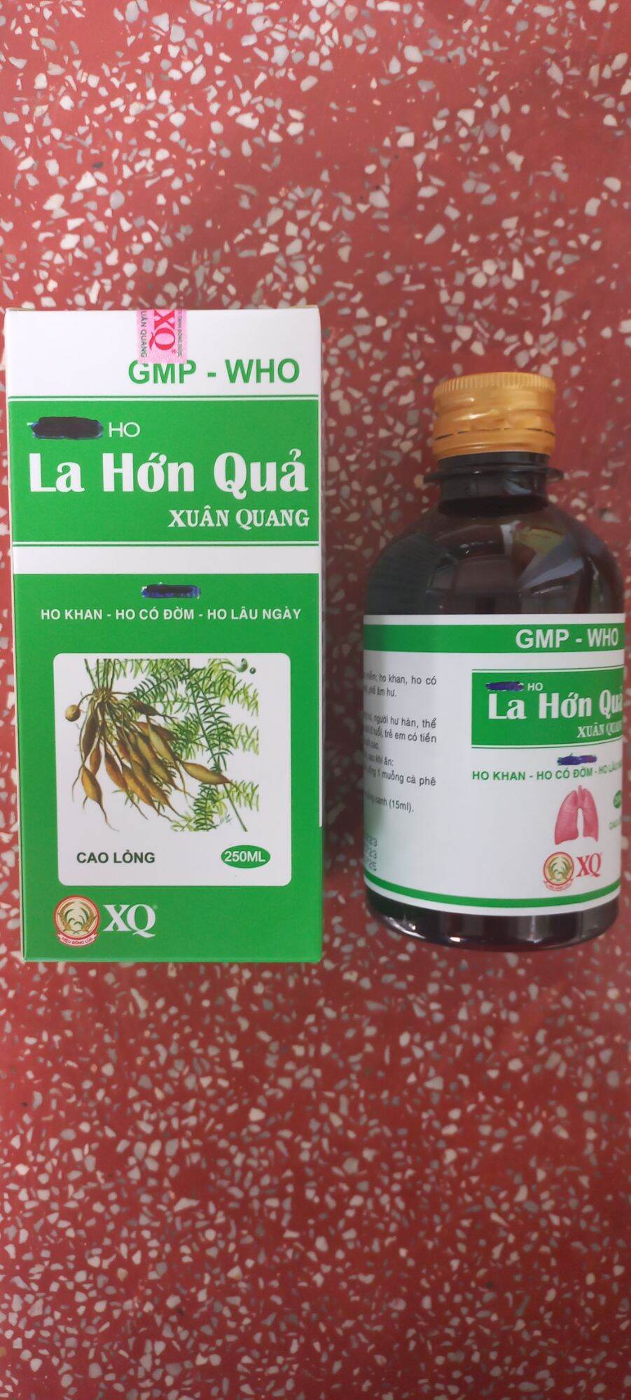 Sirô ho La hớn quả xuân quang cao lỏng 250 ml - hỗ trợ ho khan , ho có đờm