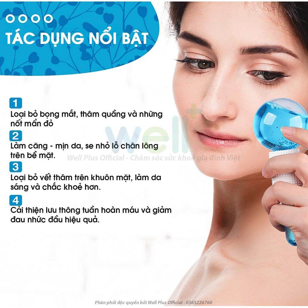 Thanh Lăn Mát Xa Da Mặt Giảm Quầng Thâm Và Bọng Mắt