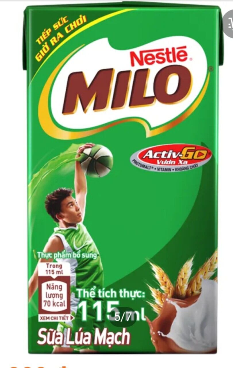 Thùng sữa Milo 115 ml x 48 hộp
