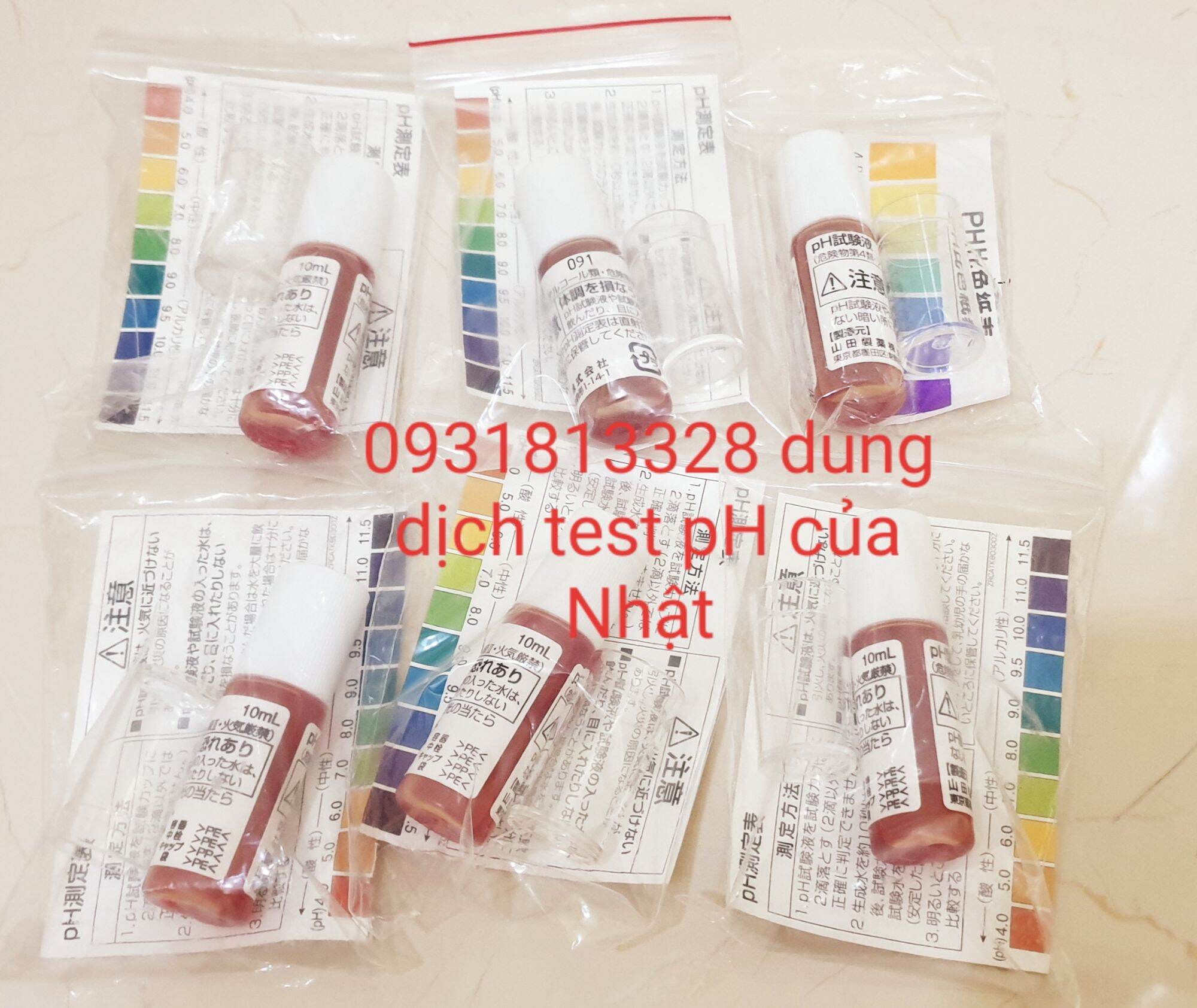 10ml Dung dịch test pH thử nguồn nước máy ion kiềm