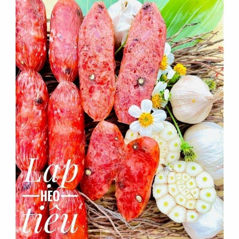 [Freeship Max][Ảnh thật]Lạp xưởng tiêu đen 500g
