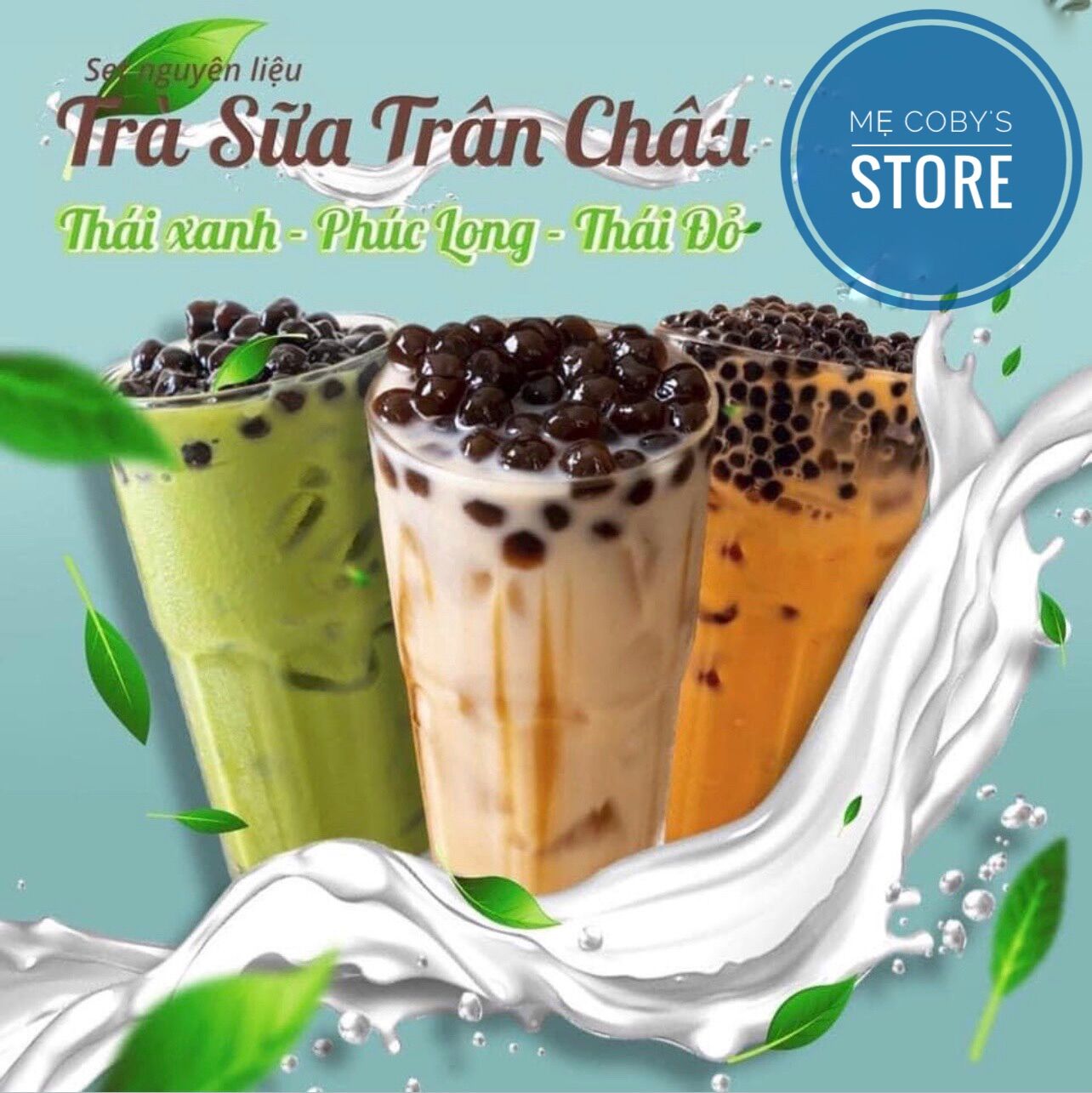 SET TRÀ SỮA PHÚC LONG ( size vừa 2-2,5 lít #12-15ly)