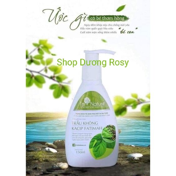 Dung dịch vệ sinh phụ nữ Trầu không 150ml