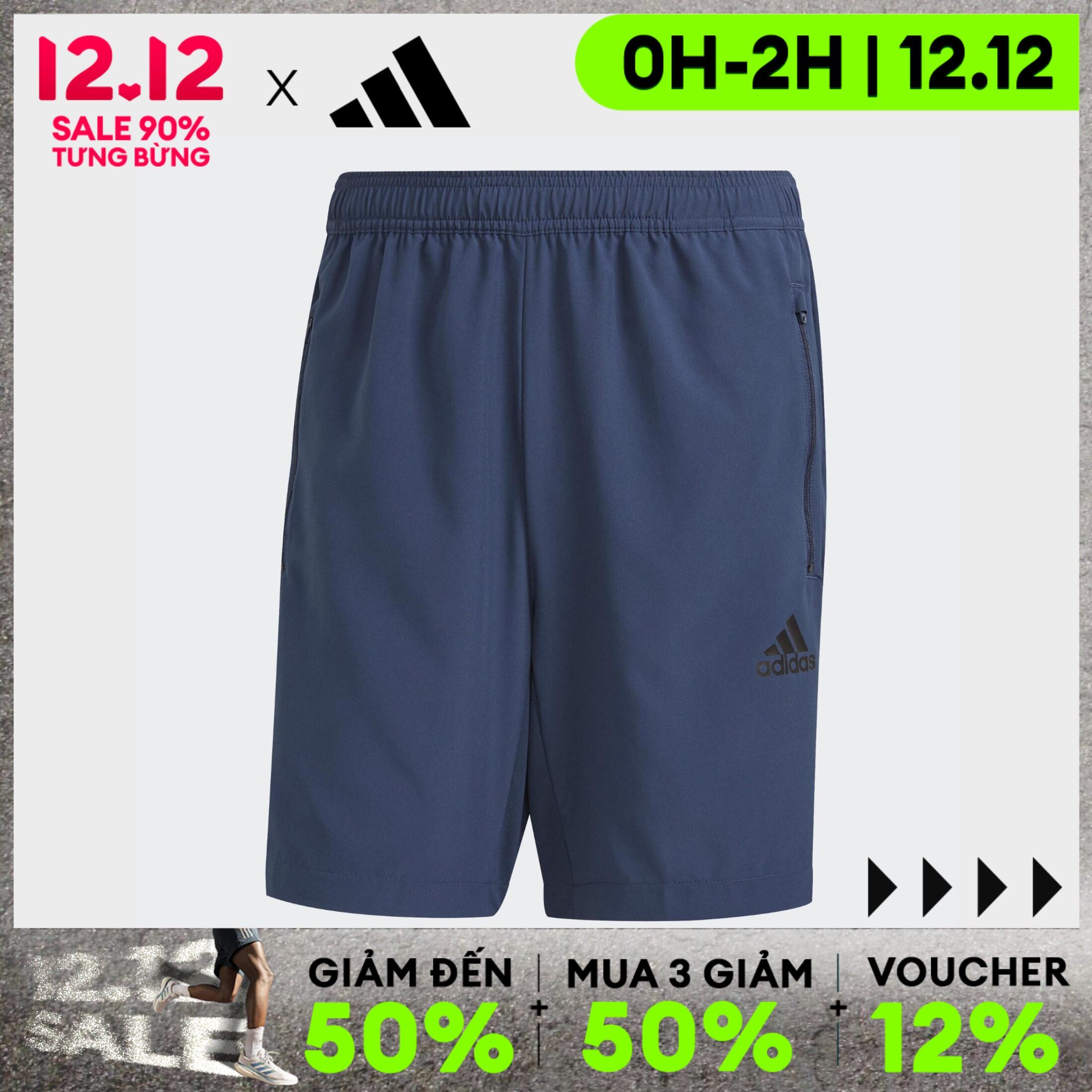 adidas Tập luyện Quần Short Thể Thao Dệt Thoi AEROREADY Designed 2 Move Nam Màu xanh da trời GT8162