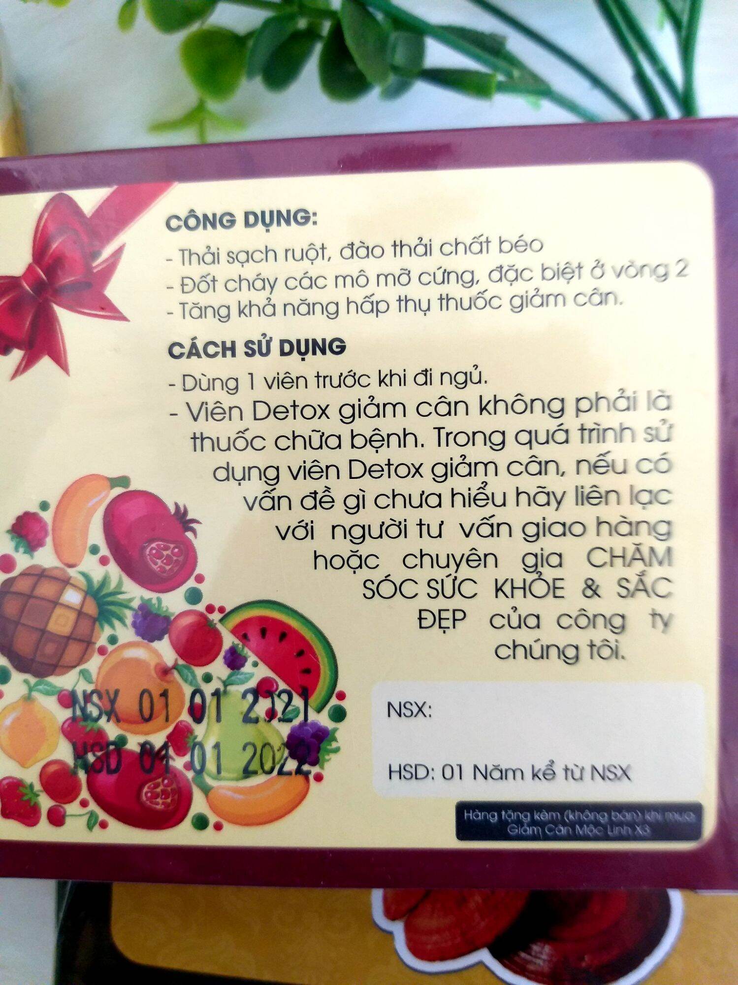Detox Đốt Mỡ Ban Đêm X3