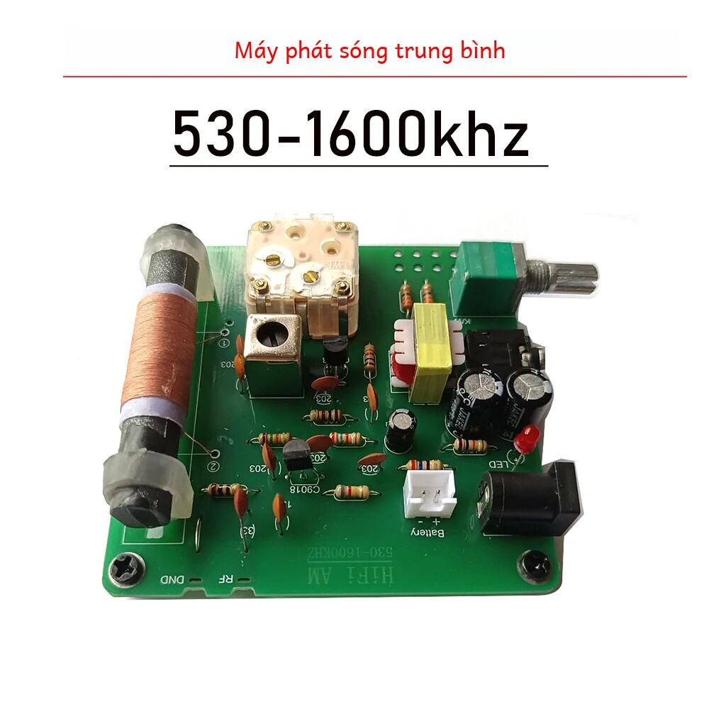 AM Bộ Phát 530-1600kHz 2P3 Đài Phát Thanh Micropower Sóng Trung Bình Tập Cho Trường Thí Nghiệm Pha Lê Đài Phát Thanh Tự Làm Nhạc Cụ Một Phần