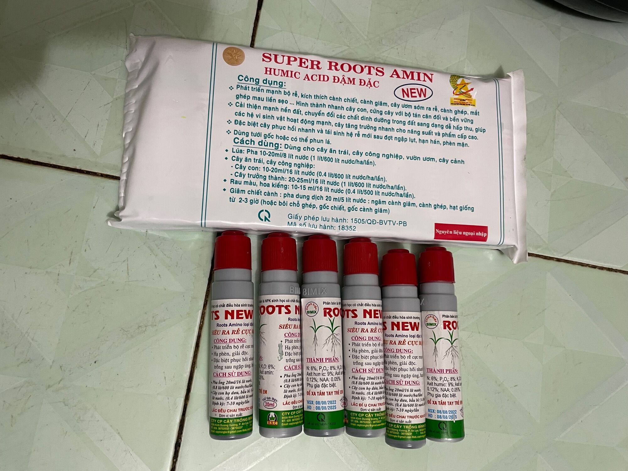 [ Combo 10 ống] BIMIX ROOTS NEW 20ml Phân bón Siêu ra rễ cực mạnh.