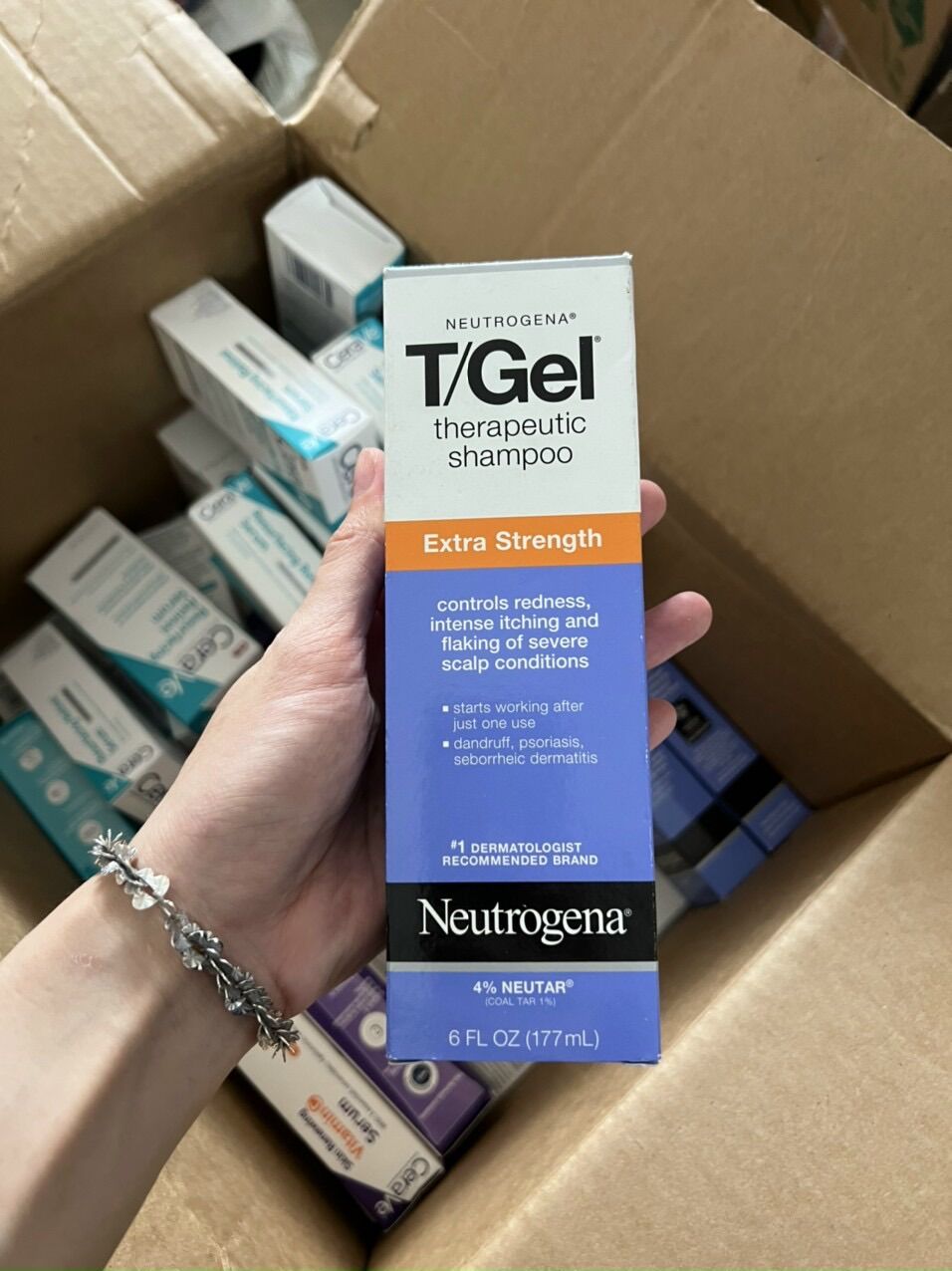 Dầu gội T/gel Extra strength chuẩn Mỹ 177ml