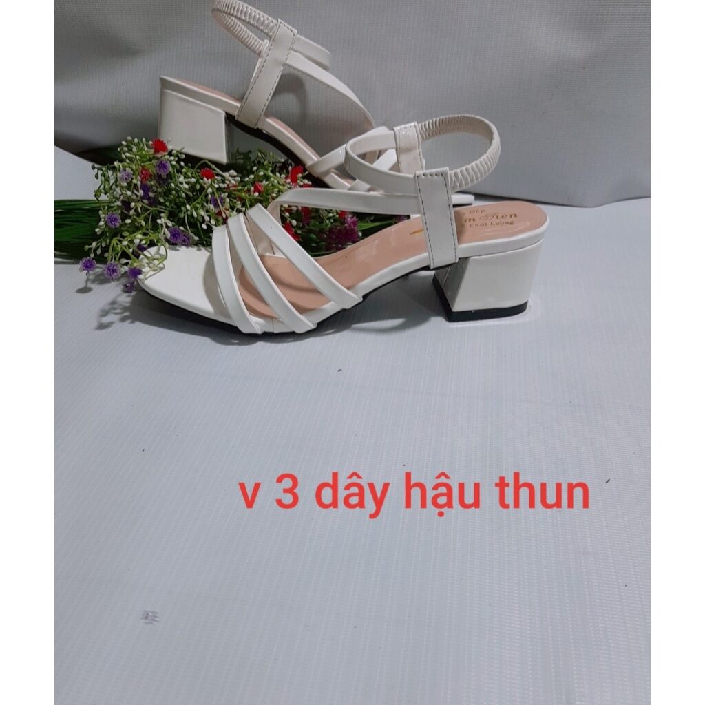 Giày cao gót nữ size 33 đến 44 cao 7p