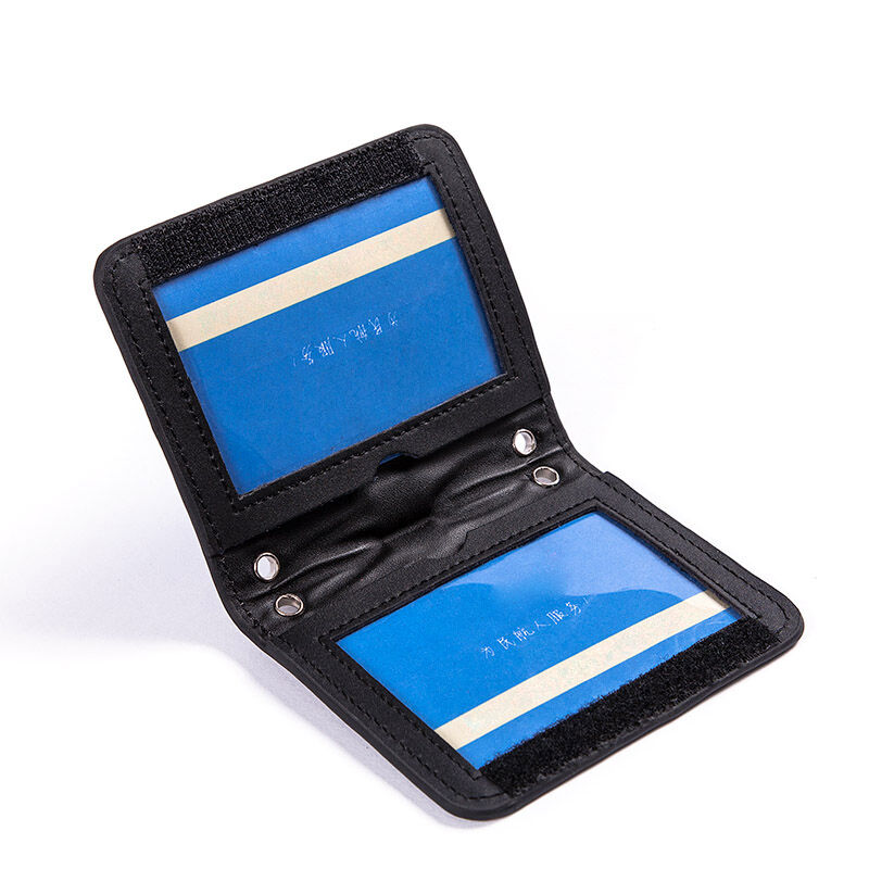 China's Civil Aviation Horizontal Version of the Single and Double Layer Documents Ferrule Unit Work Leather Leather Certificate Holder