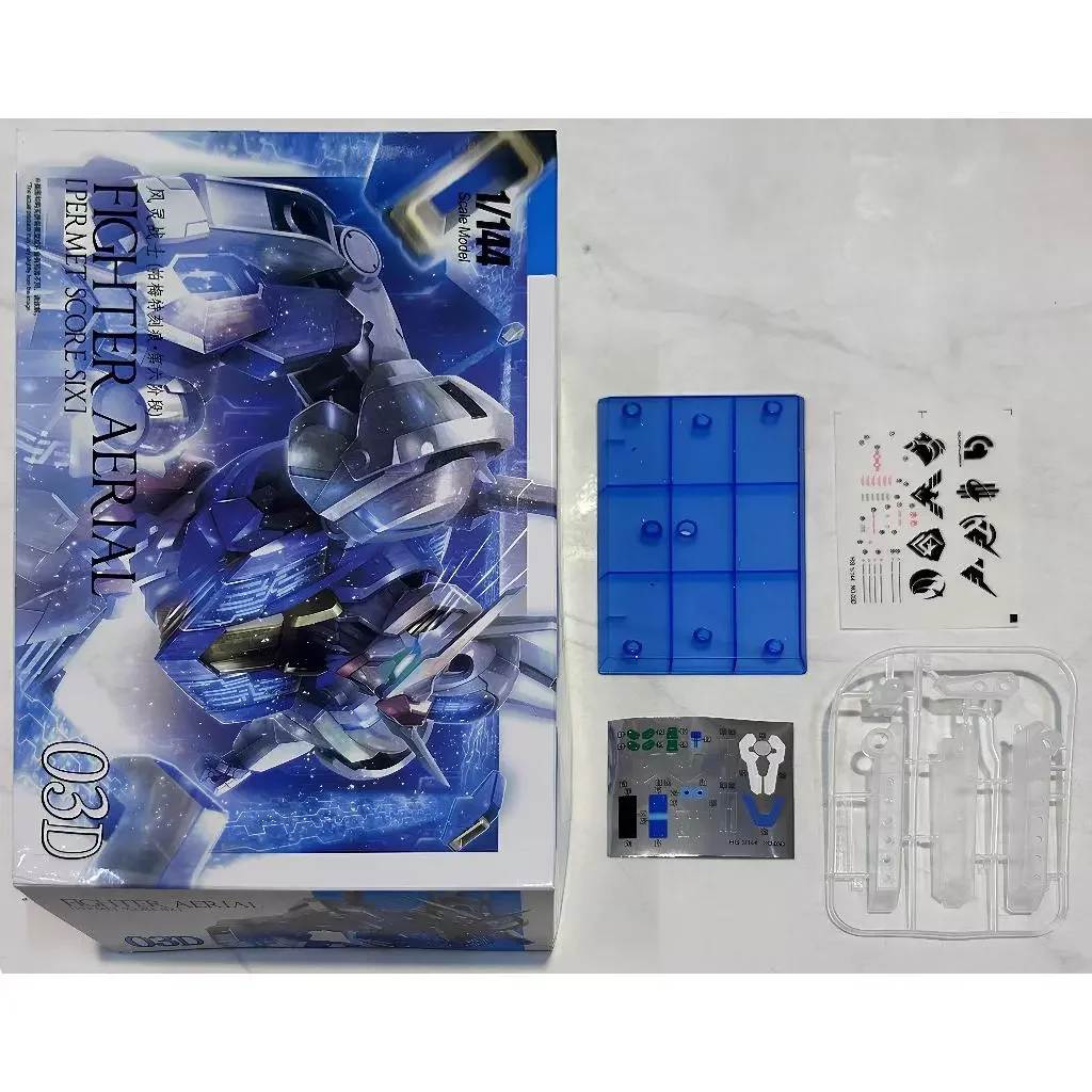Mô Hình lắp ráp Gundam HG AERIAL Perment Core Six 6 Fighter