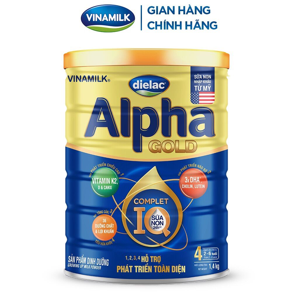 Sữa bột dielac alpha gold 4 1500g