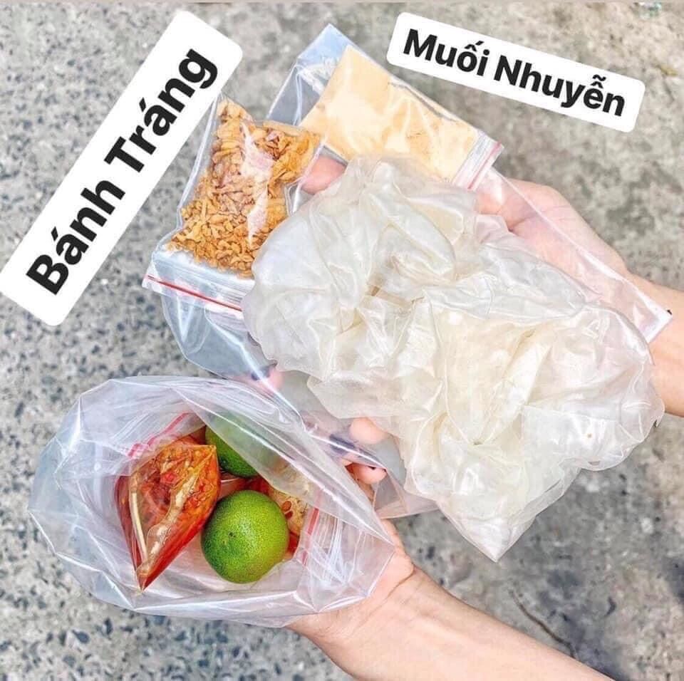 Bánh tráng muối nhuyễn bịch lớn