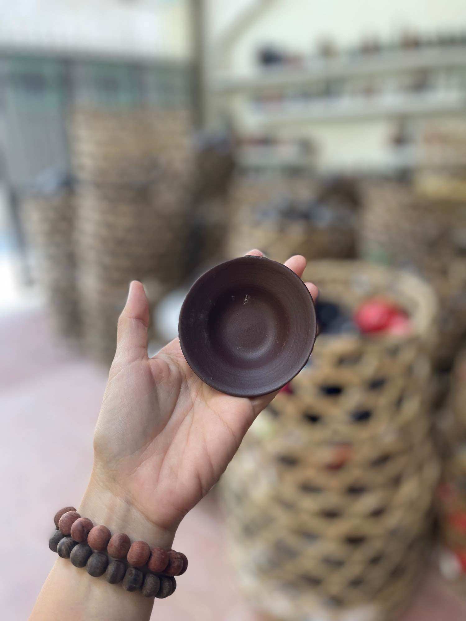 Chén chiết yêu, chén võ tòng Gốm sứ Bát Tràng Giá xưởng