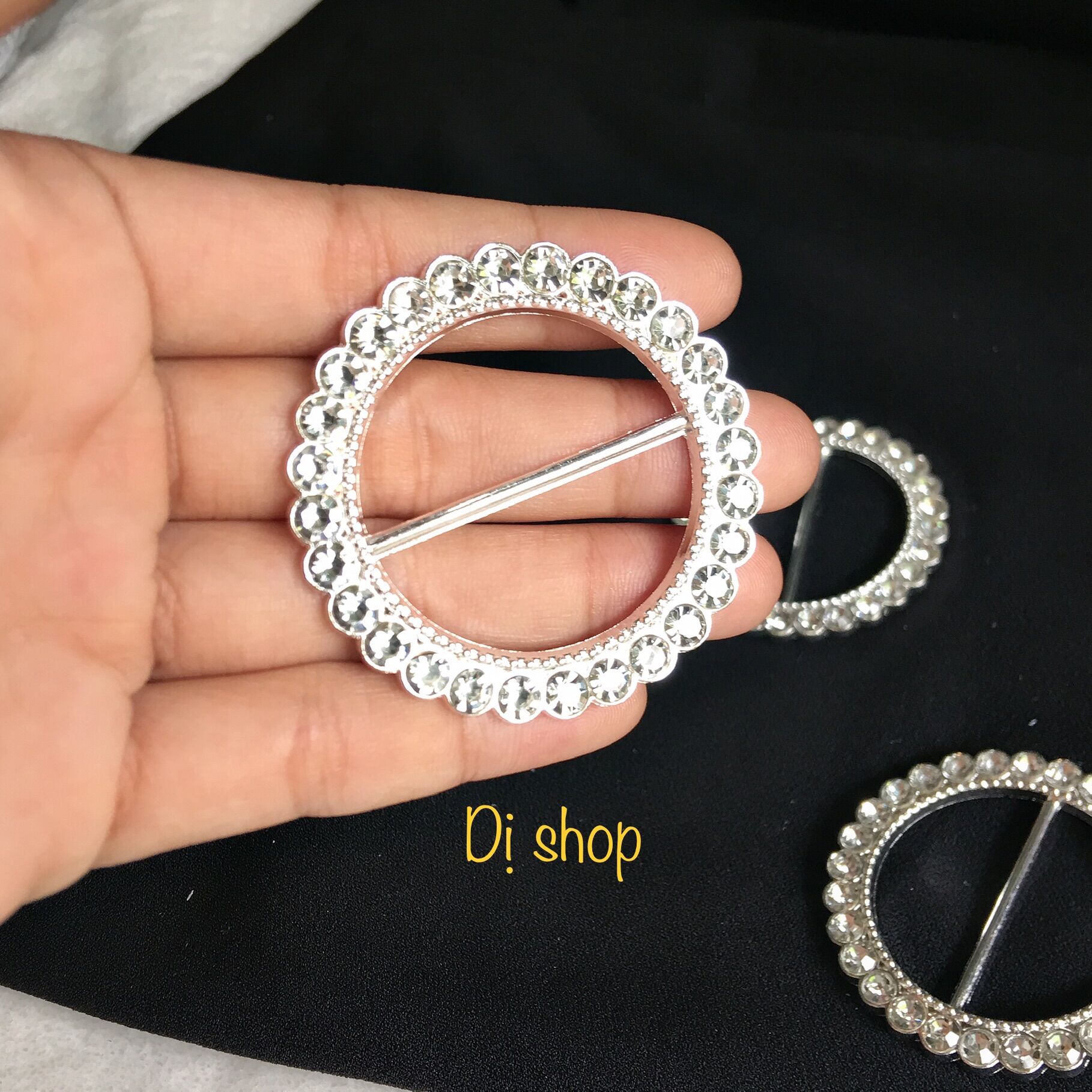 Bản nịt tròn trắng bản 3.5cm