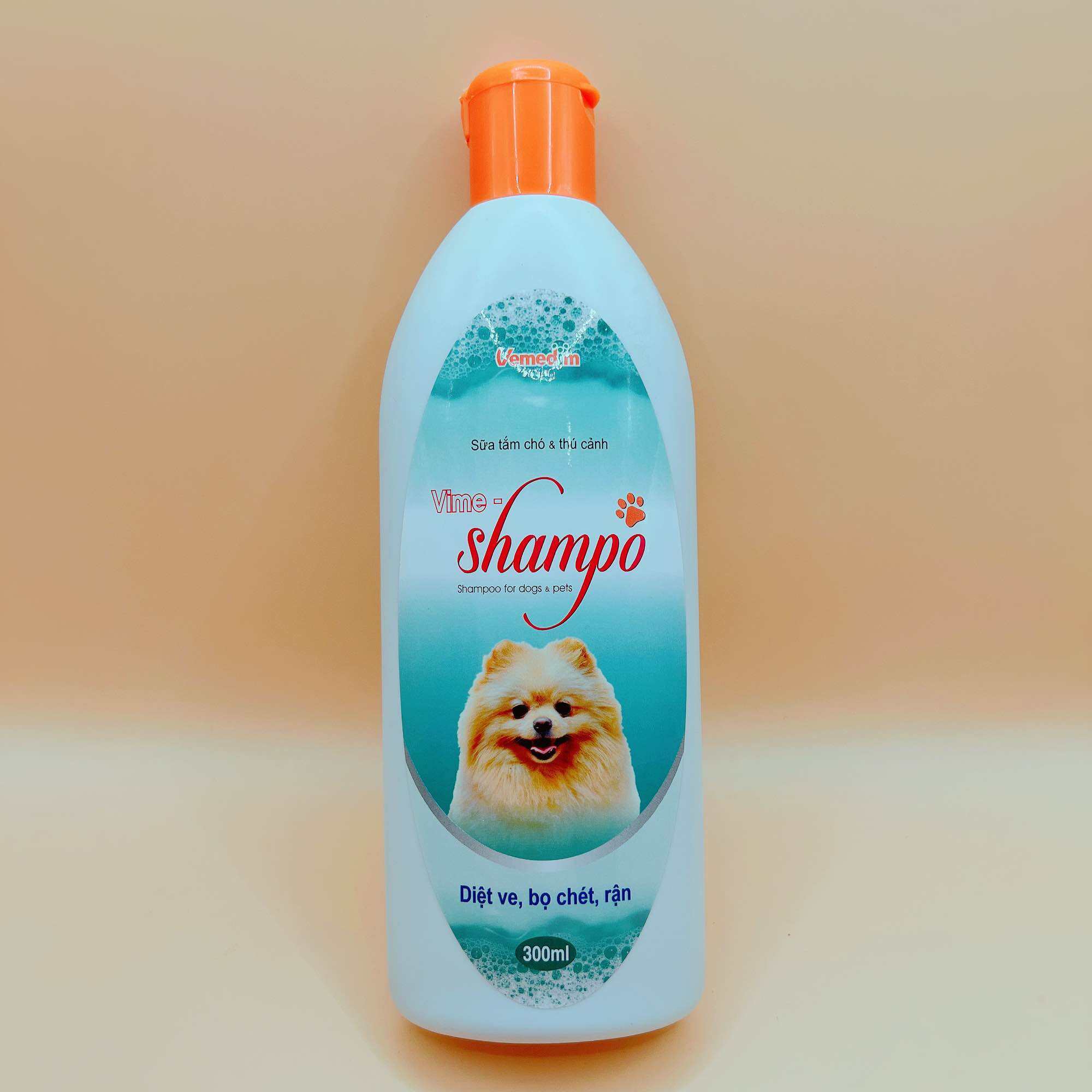 Vime-Shampo 300ml VMD sữa tắm chó trị ve, bọ chét, rận trên chó mèo