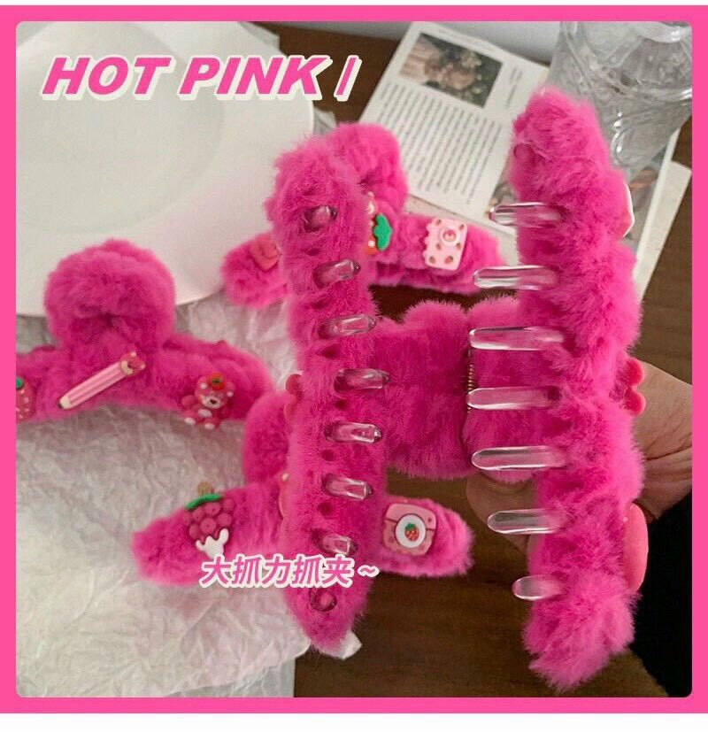 KẸP TÓC CÀNG CUA BÔNG GẤU DÂU LOTSO