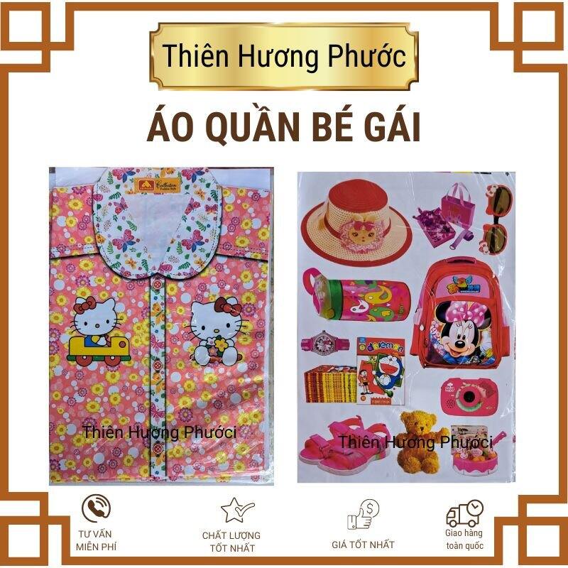 Quần áo bé gái cao cấp vàng mã