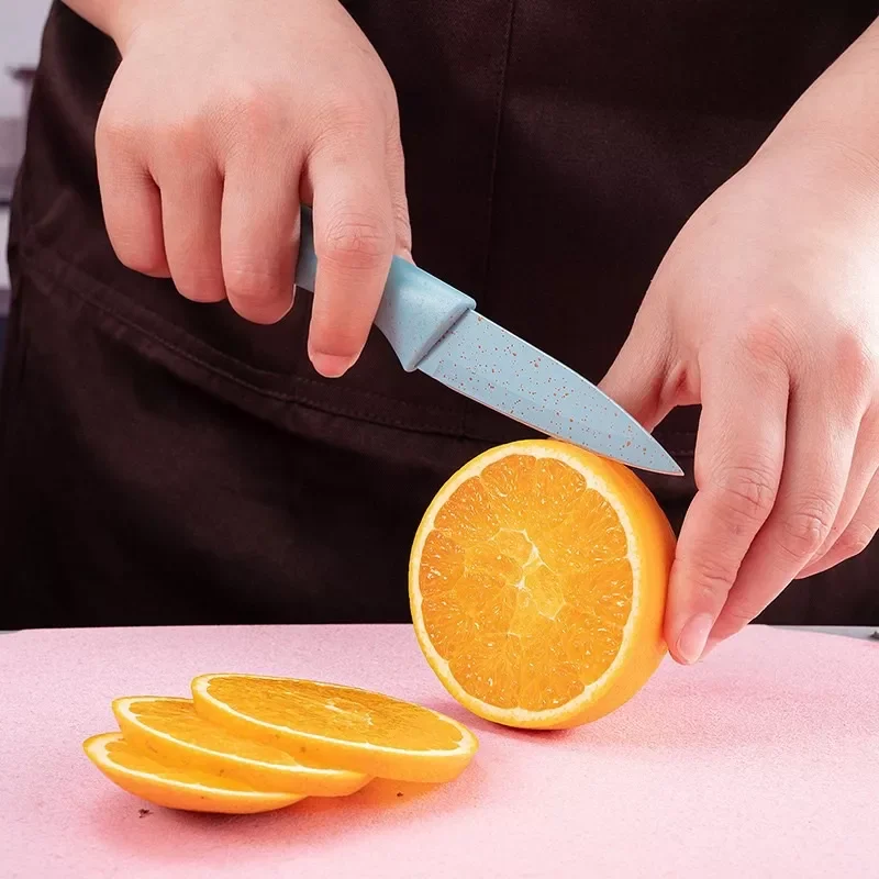 Bộ dao thớt lúa mạch 7 món, đồ dùng nhà bếp