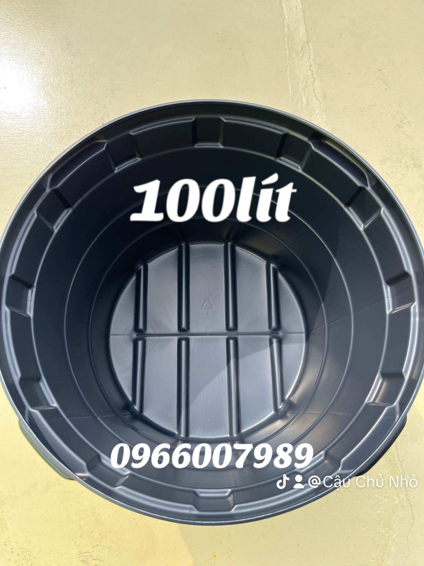 (Hàng Đẹp) Thùng nhựa  đựng nước trồng cây HDPE. Dung tích 50- 100 lít