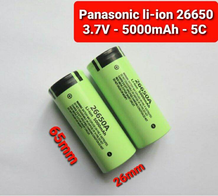 achun.vn - PIN Panasonic/HLY-26650 - 5000mah (5C) - 3.7v XẢ 25A