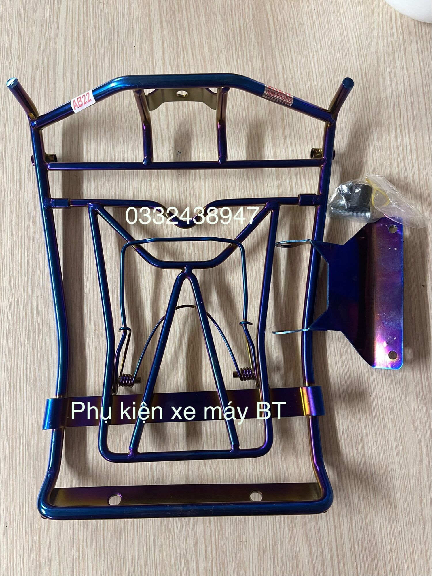 Baga ab airblade 2020->2023 xi titan/xi 7 màu/sơn đen/inox