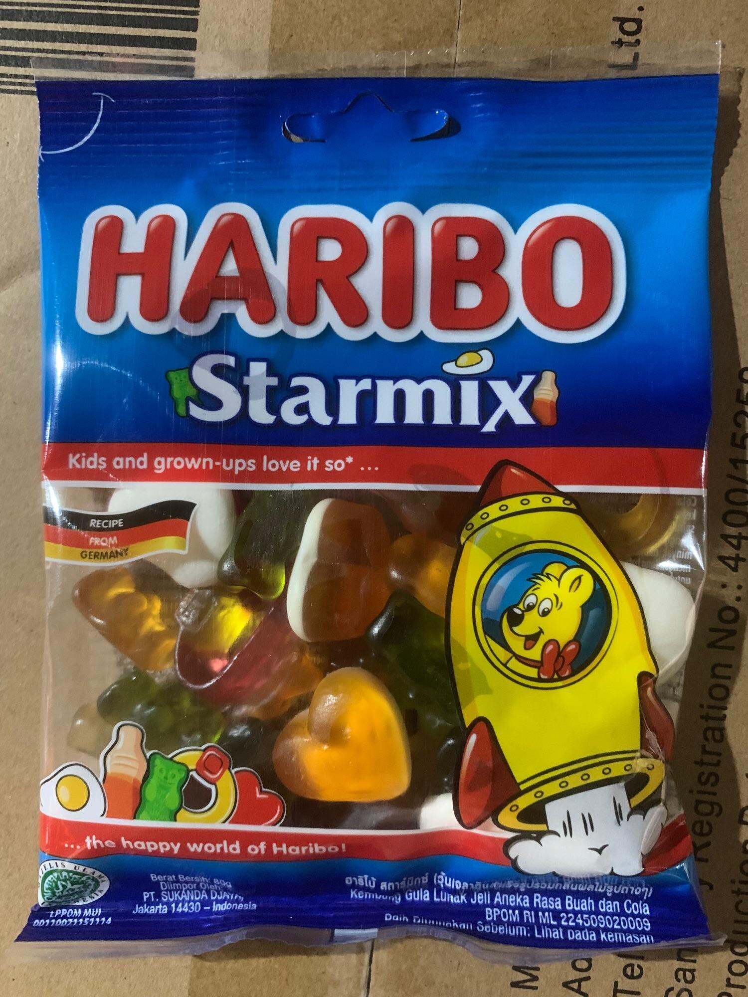 Kẹo dẻo Haribo Starmix gói 80g