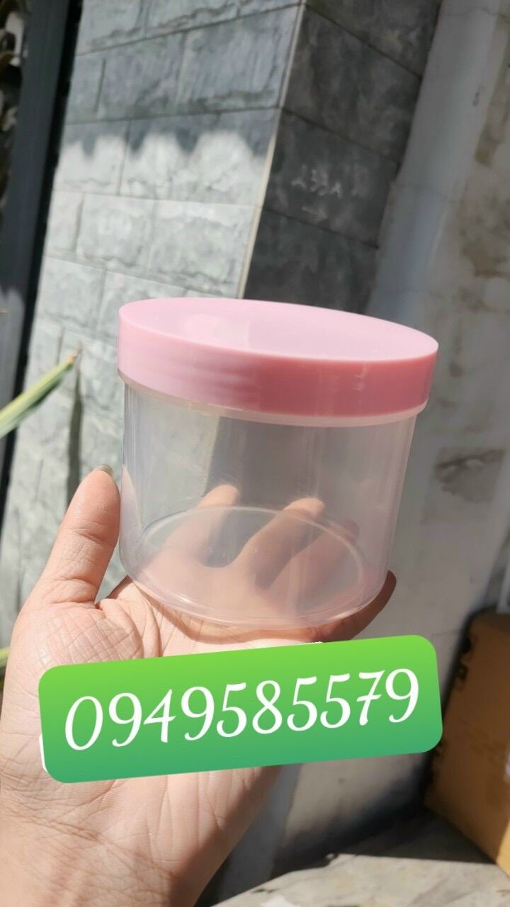 Hủ 500g nắp hồng
