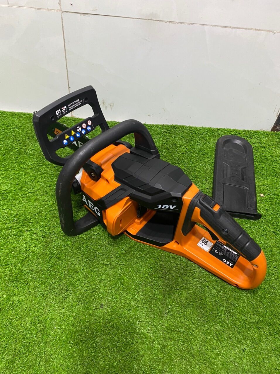 Thân máy cưa xích pin aeg 18v brushless.lh0938310677 duy