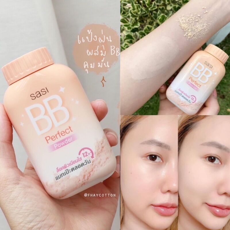 Phấn Phủ Sasi Thái Trang Điểm Kiềm Dầu Chống Nắng