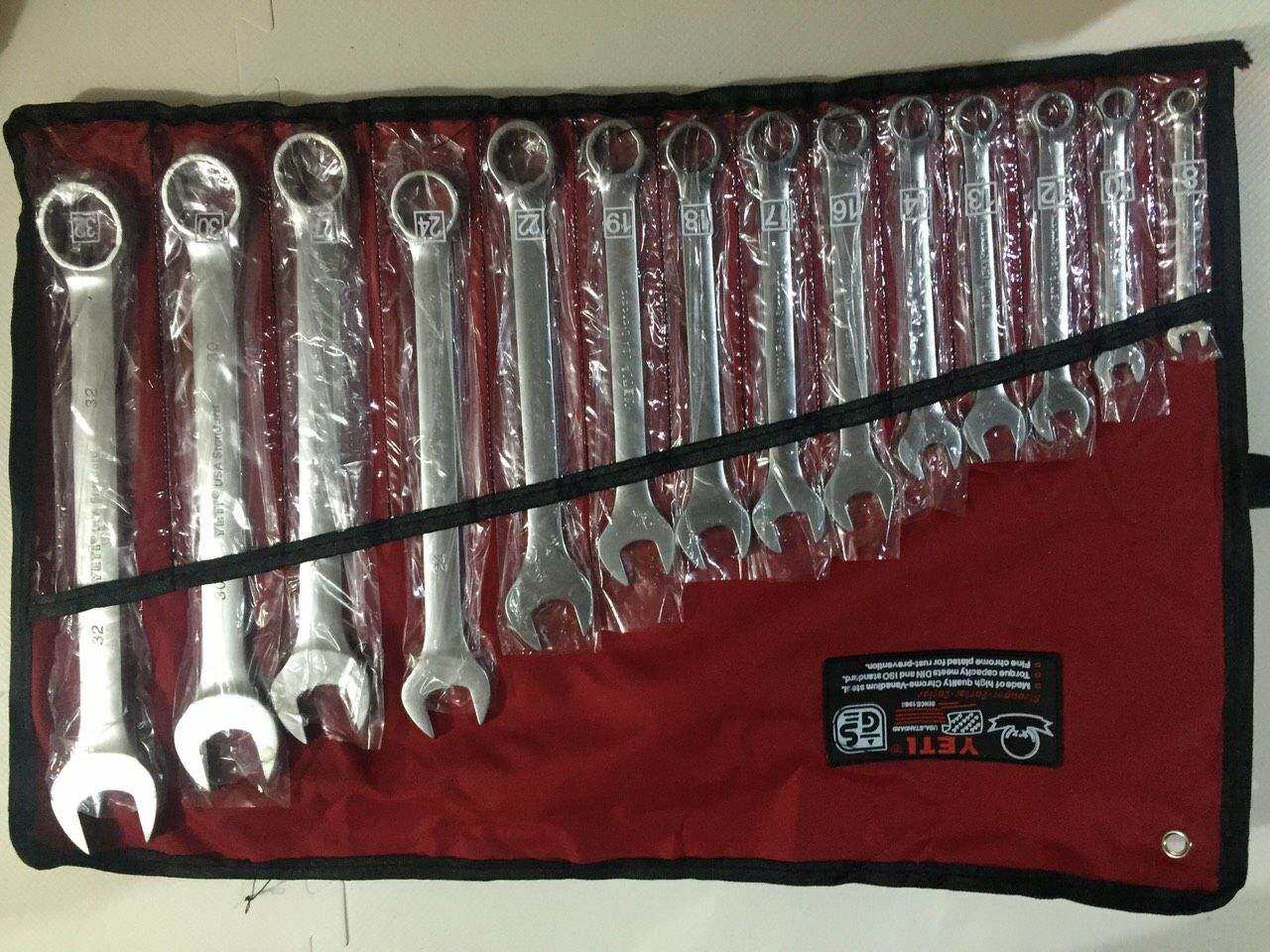 Bộ cờ Lê (cle )8-24 YETIR ( USA STANDARD )14 chi tiết