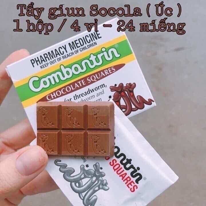 Tẩy giun socola úc