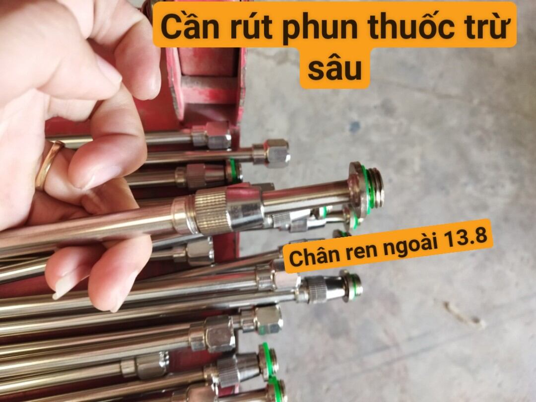 Cần rút lắp cho bình phun thuốc trừ sâu 60 _120cm .