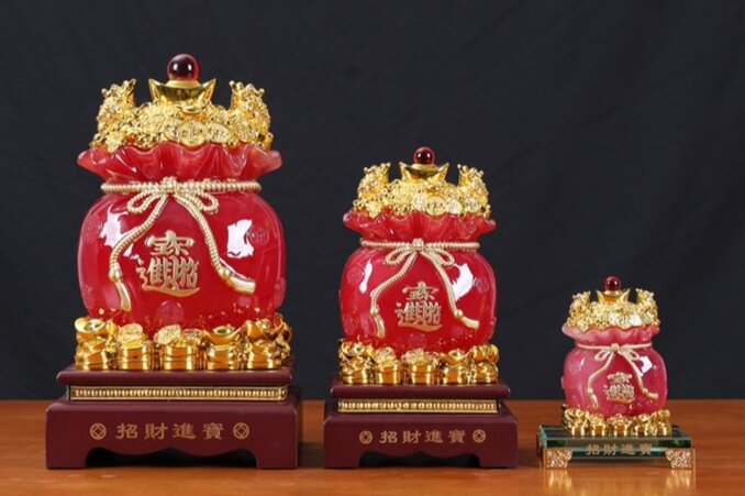 Túi tiền vàng kim bảo tài lộc