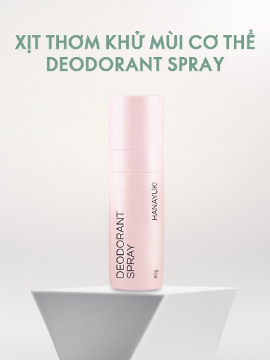 Xịt Khử Mùi Cơ Thể Hanayuki Deodorant Spray