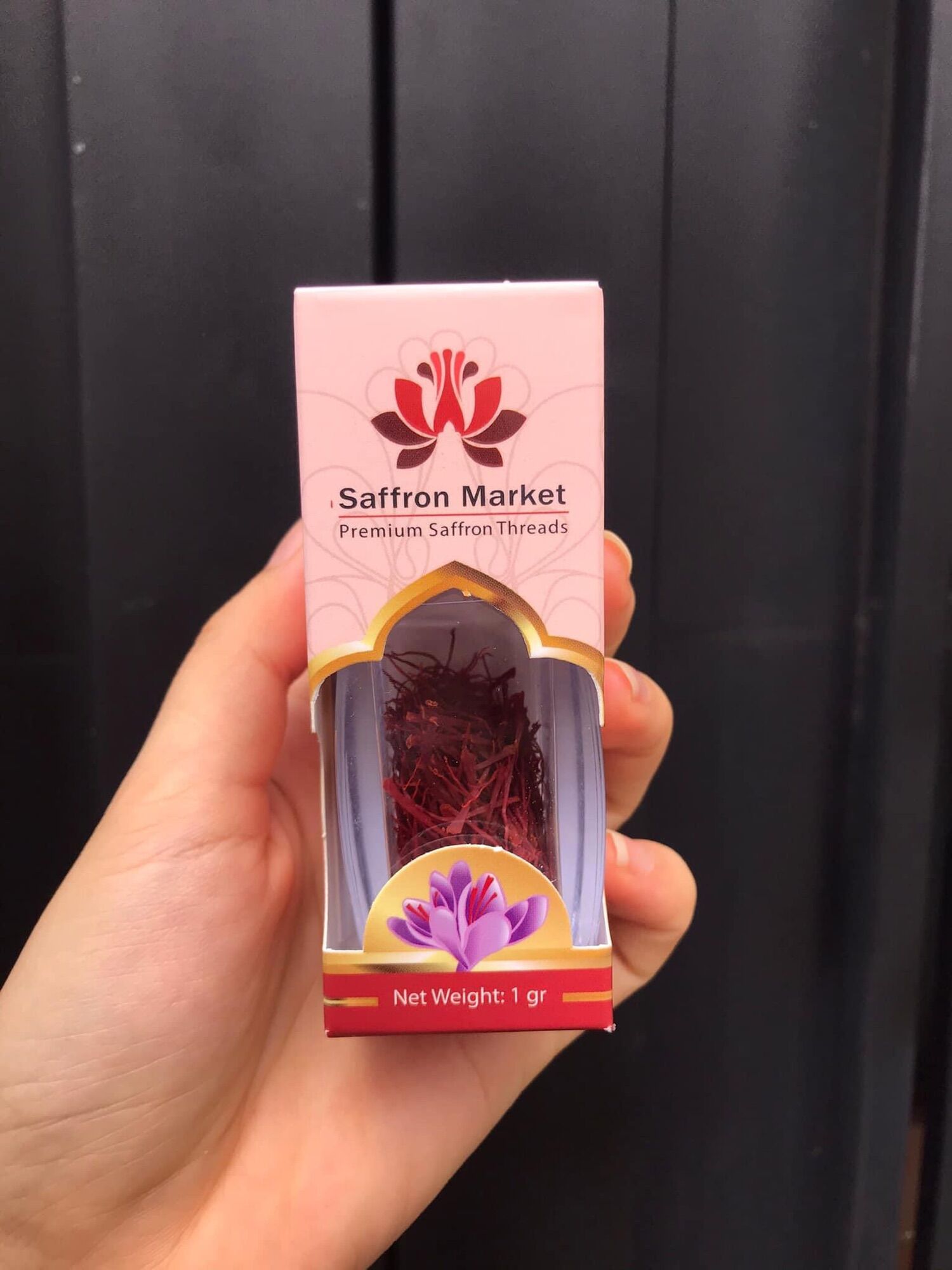 Nhuỵ hoa nghệ Tây Saffron SuperMarket Úc hộp 1gr (Hàng chính hãng Date