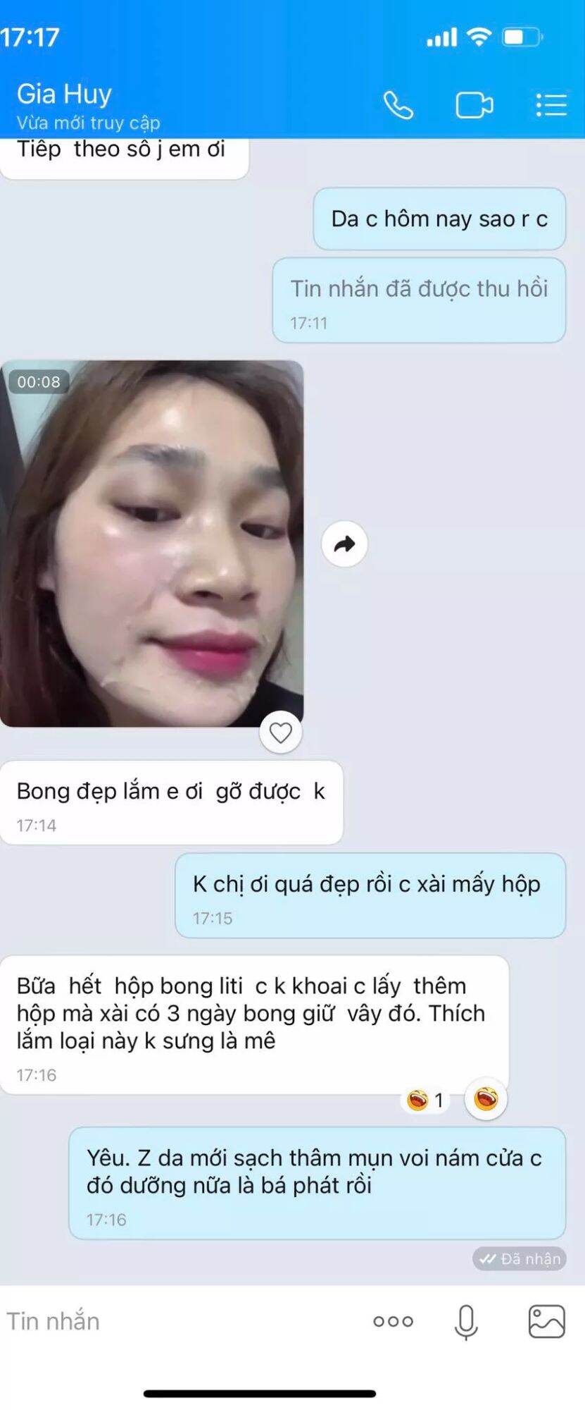 kem face bong da